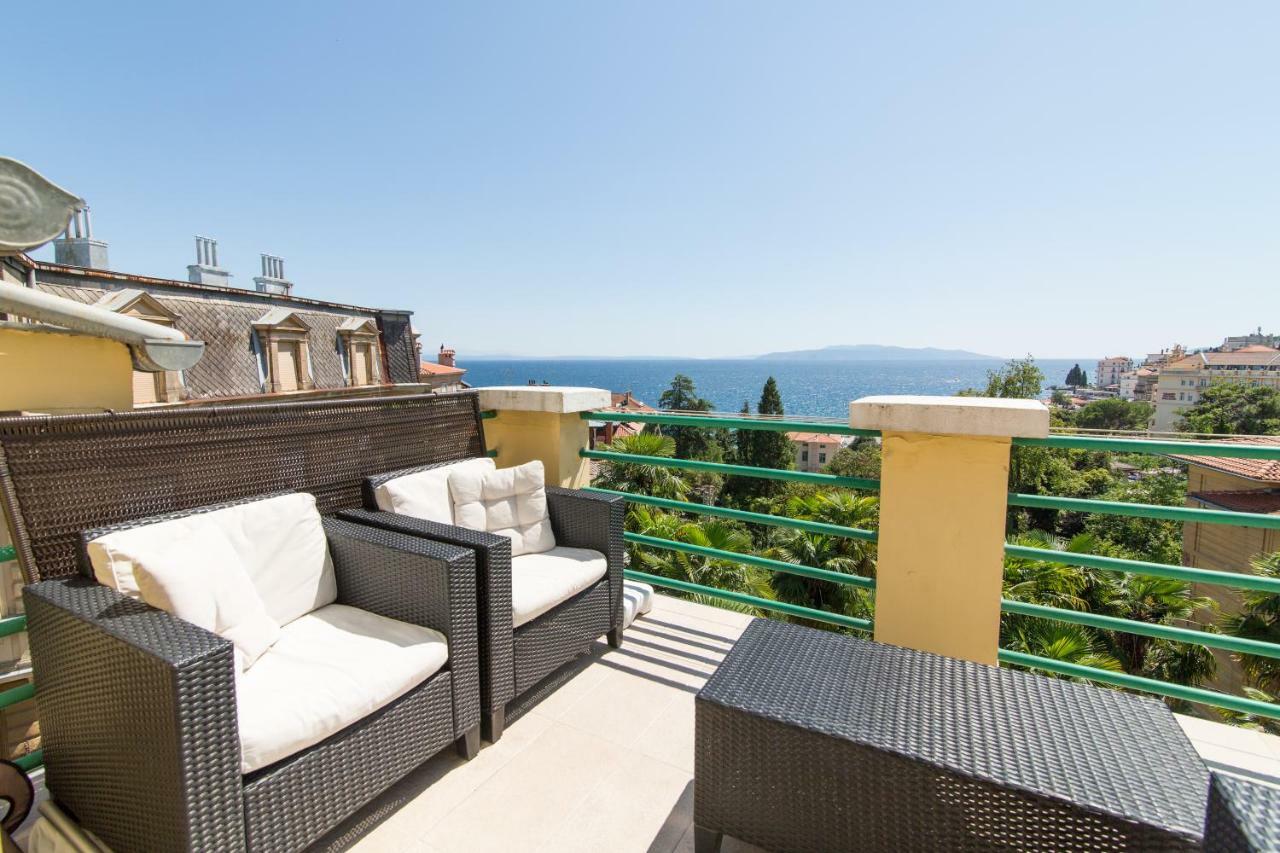 Penthouse And Piano Nobile Prkg Wifi Garden Near Beach Away From Roads Opatija Luaran gambar